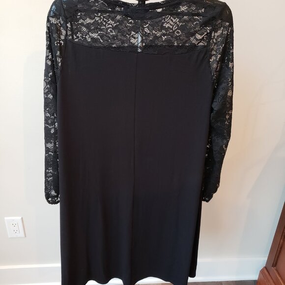 APT.9 Black dress w/Lace, Size:  XL - Picture 5 of 8